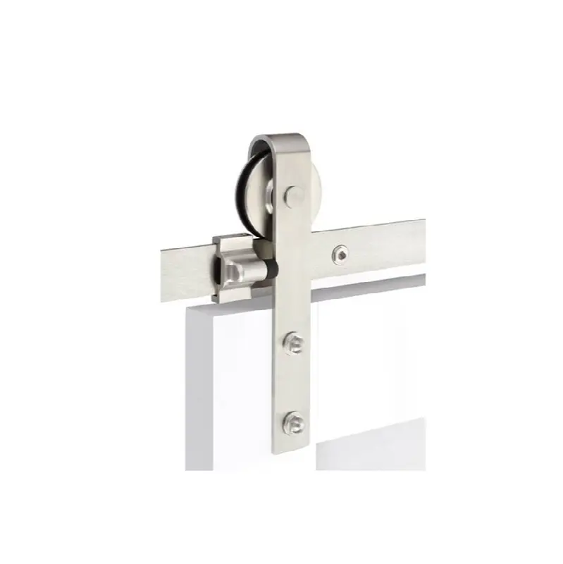 Barn Door, Classic, Face Mount, 8", Solid Wheel, Flat Fastener