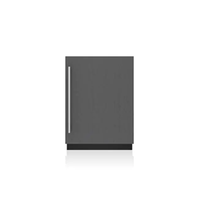 24" Designer Undercounter Refrigerator/Freezer With Ice Maker - Panel Ready - Right Hinge