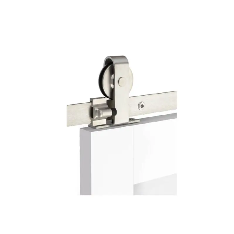 Barn Door, Classic, Top Mount, 10", Spoked Wheel, Flat Fastener