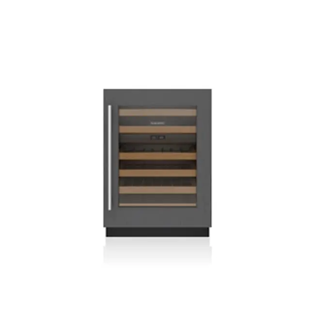 24" Designer Undercounter Wine Storage - Panel Ready - High Altitude - Right Hinge