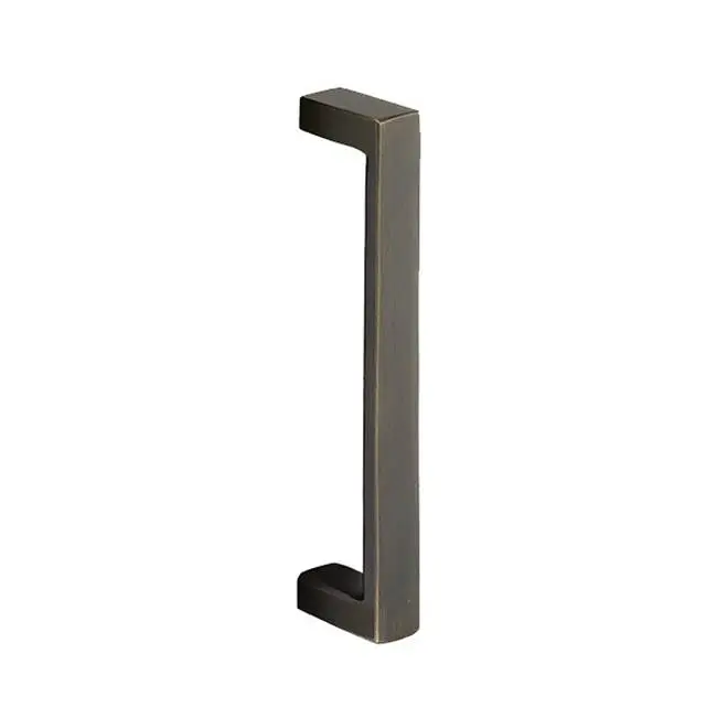 Back to Back Rustic Modern Rectangular Bronze 8" Pull