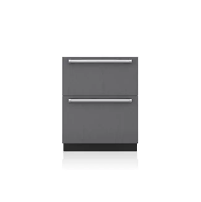 27" Designer Refrigerator Drawers - Panel Ready