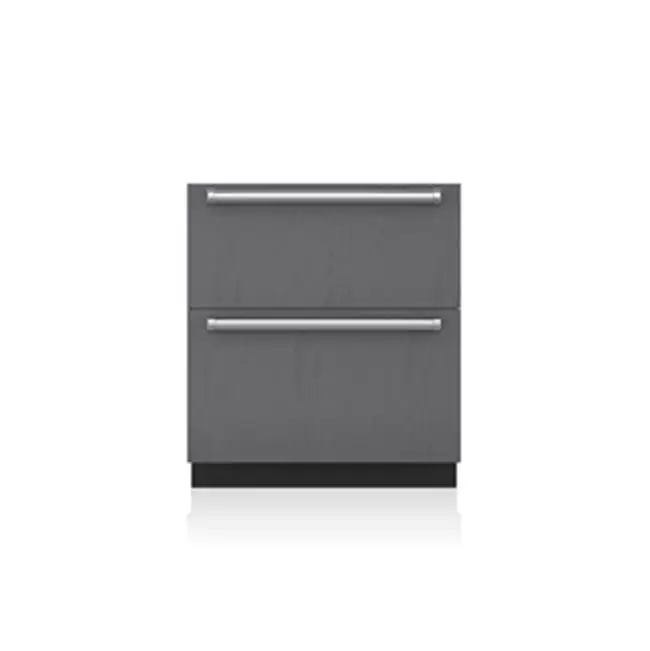 30" Designer Refrigerator/Freezer Drawers - Panel Ready