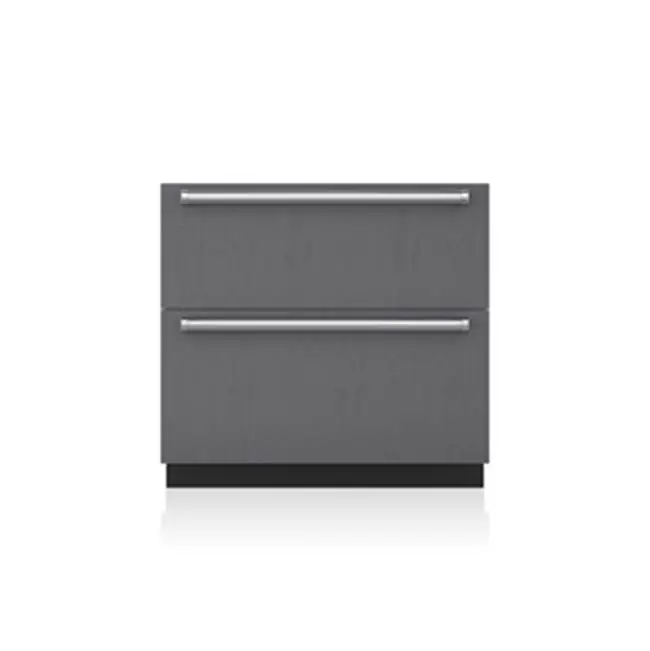 36" Designer Refrigerator/Freezer Drawers with Ice Maker - Panel Ready