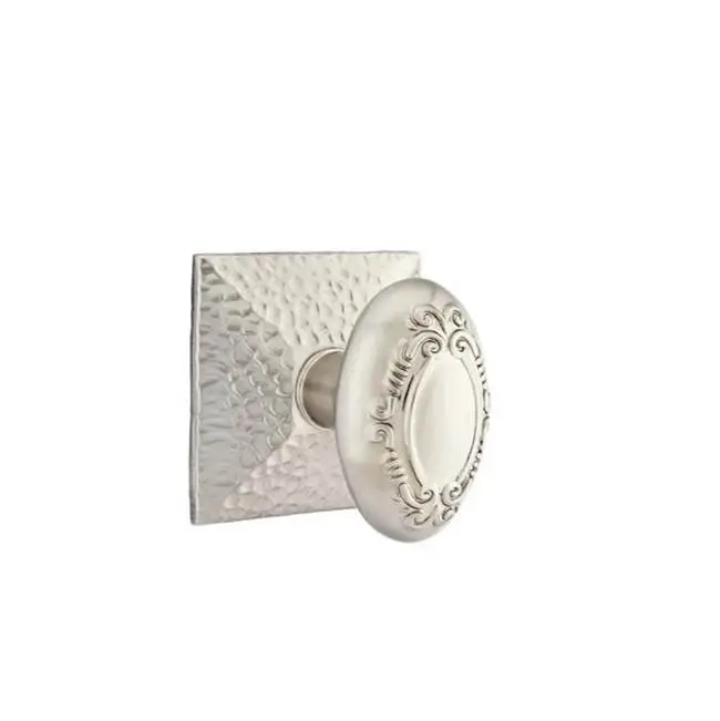 Concealed, Passage, Hammered Rosette, Victoria Knob, US1