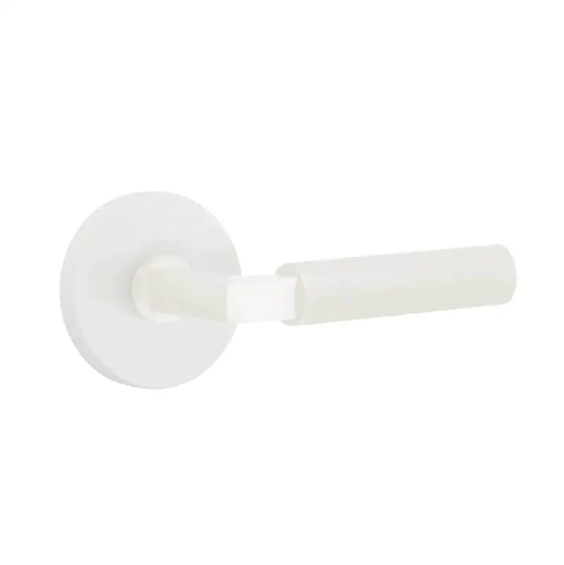 Concealed Fastener, Select Passage, Disk Rosette MW, L-Square Stem MW, Smooth Handle MW