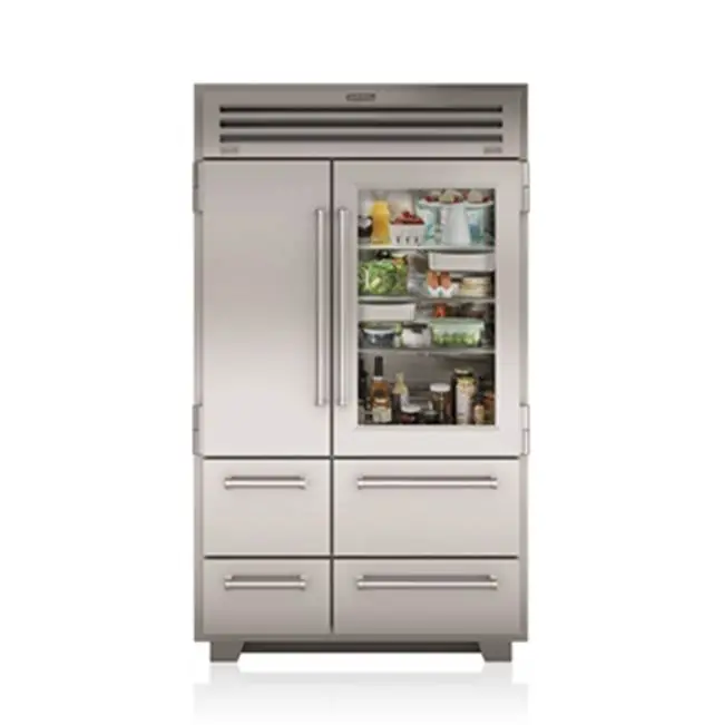 48" PRO Refrigerator/Freezer with Glass Door