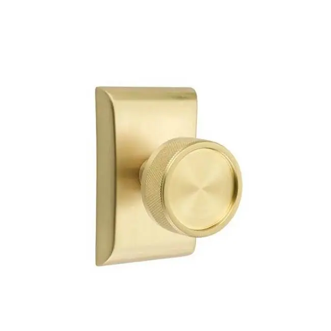Concealed Fastener Passage, Neos Rosette US4, Conical Stem US4, Knurled Knob US4
