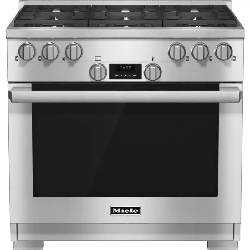 HR 1134-1 G - 36" Gas Range DirectSelect 6 Burner (Clean Touch Steel)