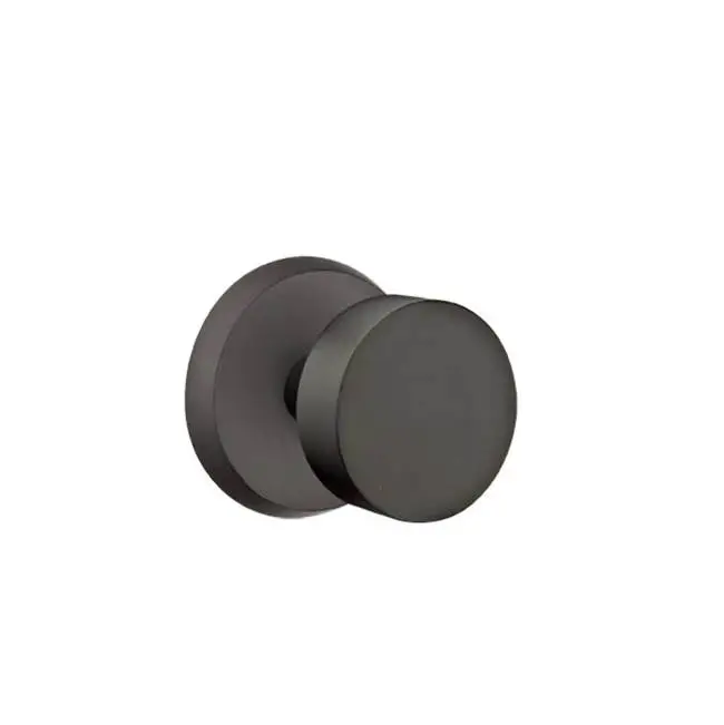 Concealed, Passage, No.2 Rosette, Bronze Round Knob