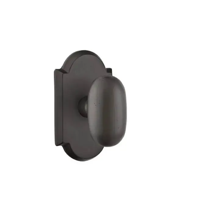 Concealed, Passage, No.1 Rosette, Bronze Egg Knob