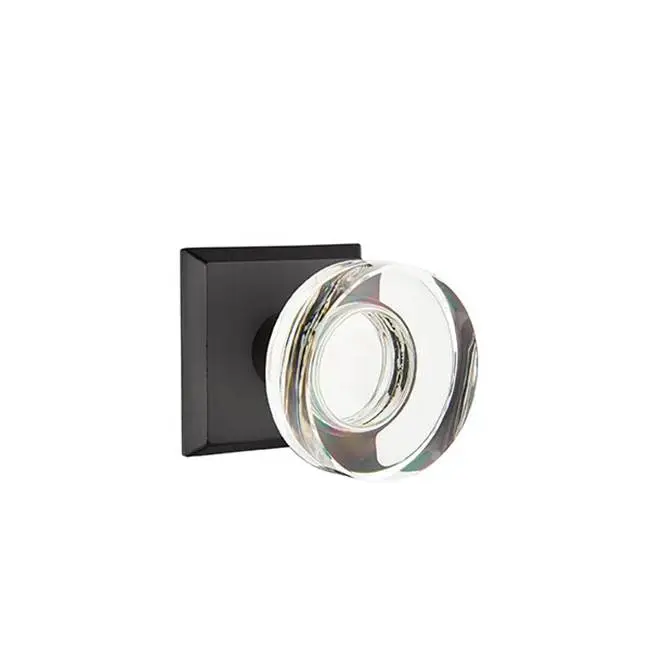 Concealed, Passage, No.6 Rosette, Modern Disc Crystal Knob