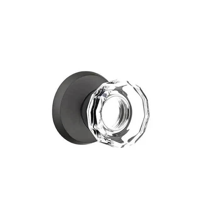 Concealed, Privacy, No.2 Rosette, Lowell Crystal Knob