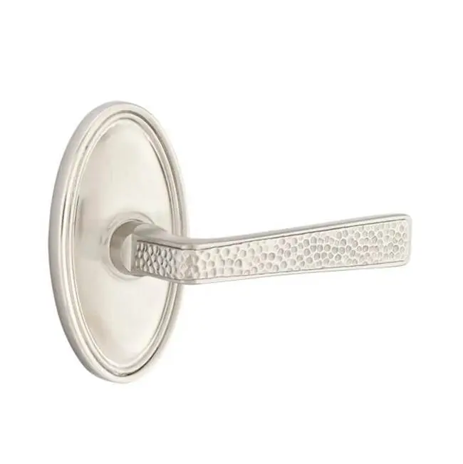 Concealed, Passage, Oval Rosette, Hammered Lever, US1