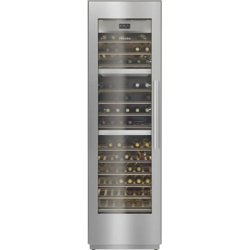 24 Inch Wine Unit SS Panel - Left Hinge
