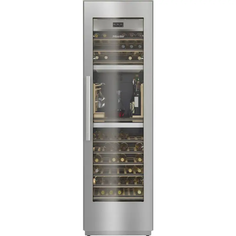 24 Inch Wine Unit SS Panel Sommelier - Right Hinge