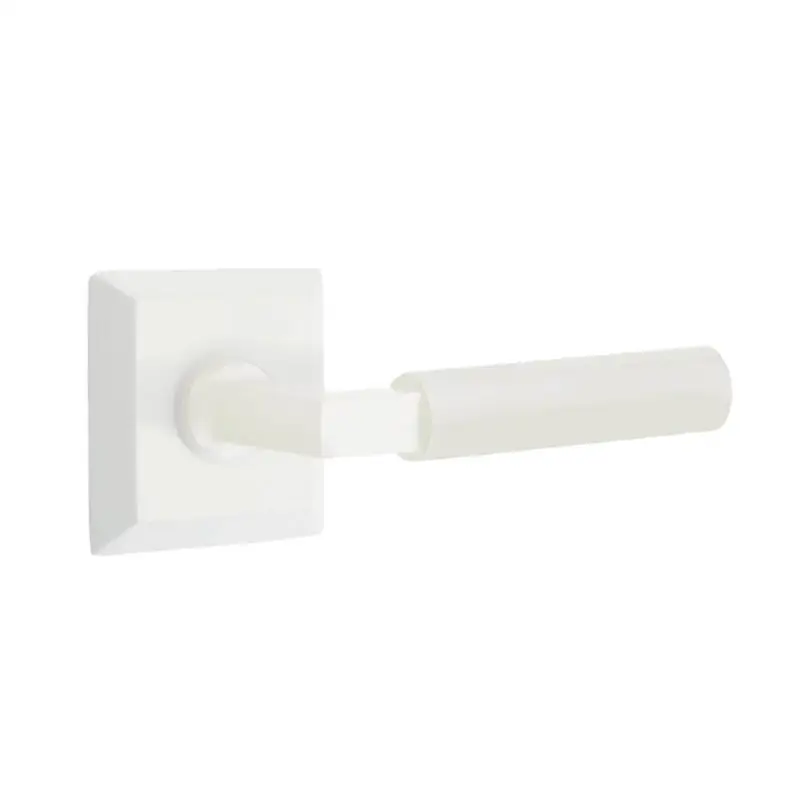 Concealed Fastener, Select Privacy, Quincy Rosette MW, L-Square Stem MW, Smooth Handle MW