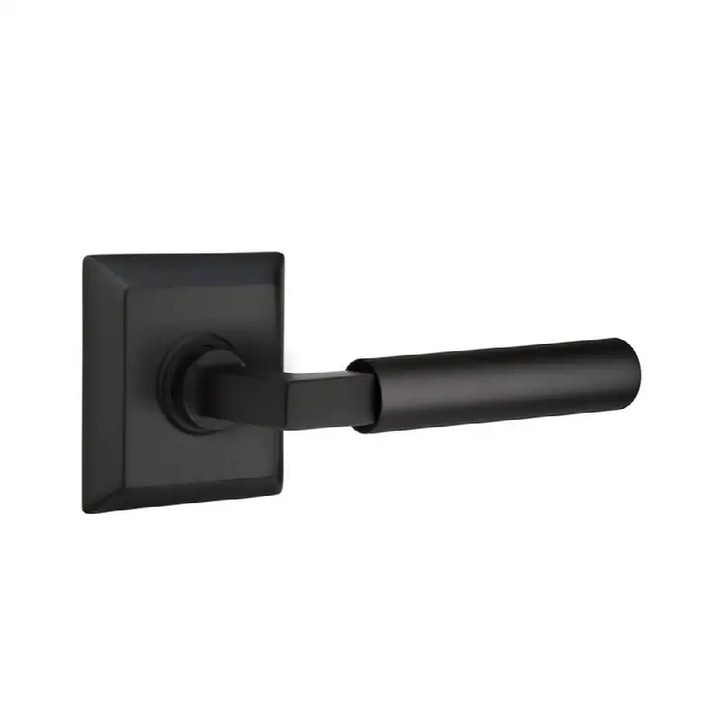 Concealed Fastener, Select Privacy, Quincy Rosette US19, L-Square Stem US19, Smooth Handle US19