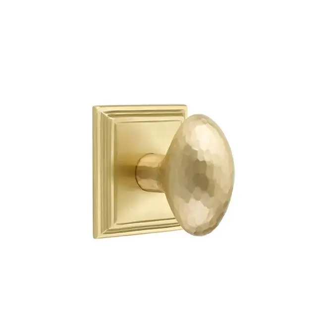Concealed, Privacy, Wilshire Rosette, Hammered Egg Knob, US