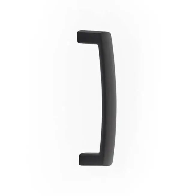 Concealed Surface Mount, Modern Arched Bronze 8" Pull