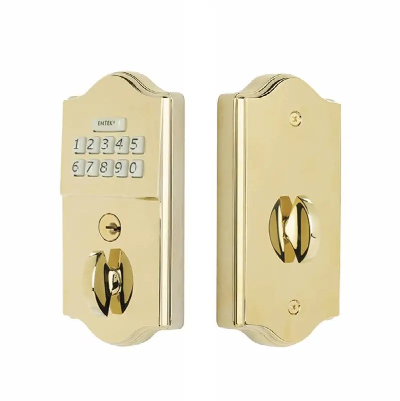 Brass Keypad Deadbolt, US