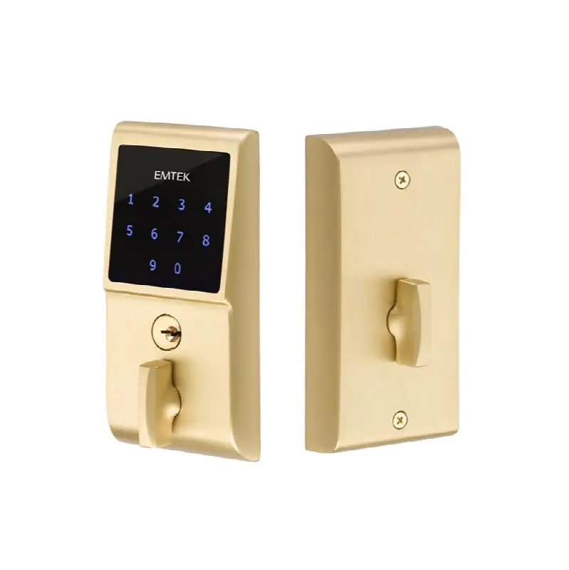 EMTouch Brass Keypad Deadbolt, US