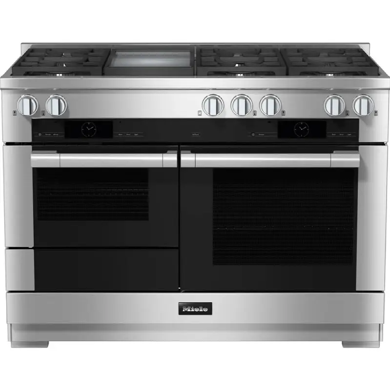 HR 1956-3 G DF GD - 48" Duel Fuel Range 6 Burner/Griddle MTouch