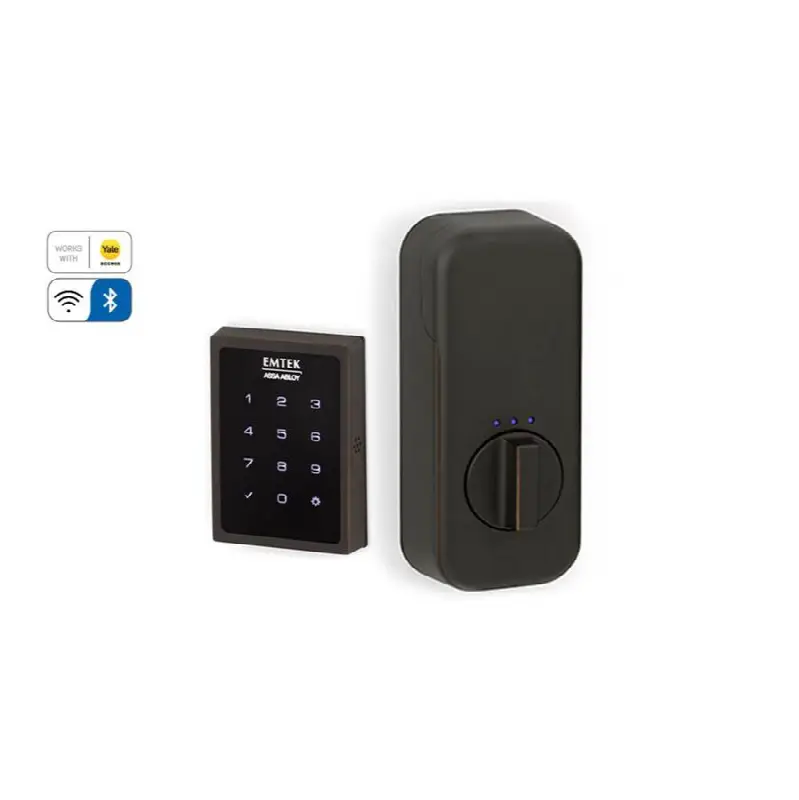 Electronic EMPowered Motorized Touchscreen Keypad Smart Lock Deadbolt - works with Yale Access, US1