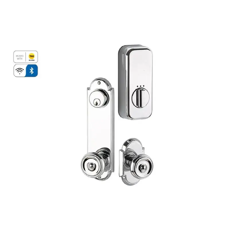 EMPowered Upgrade, Passage Single Keyed, Sideplate Locksets Delaware 5-1/2 inch Center to Center Keyed, Breslin Lever, LH, US