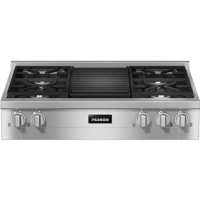 KMR 1135-3 G GR - 36" Rangetop 4 Burner/Grill Nat Gas DirectSelect