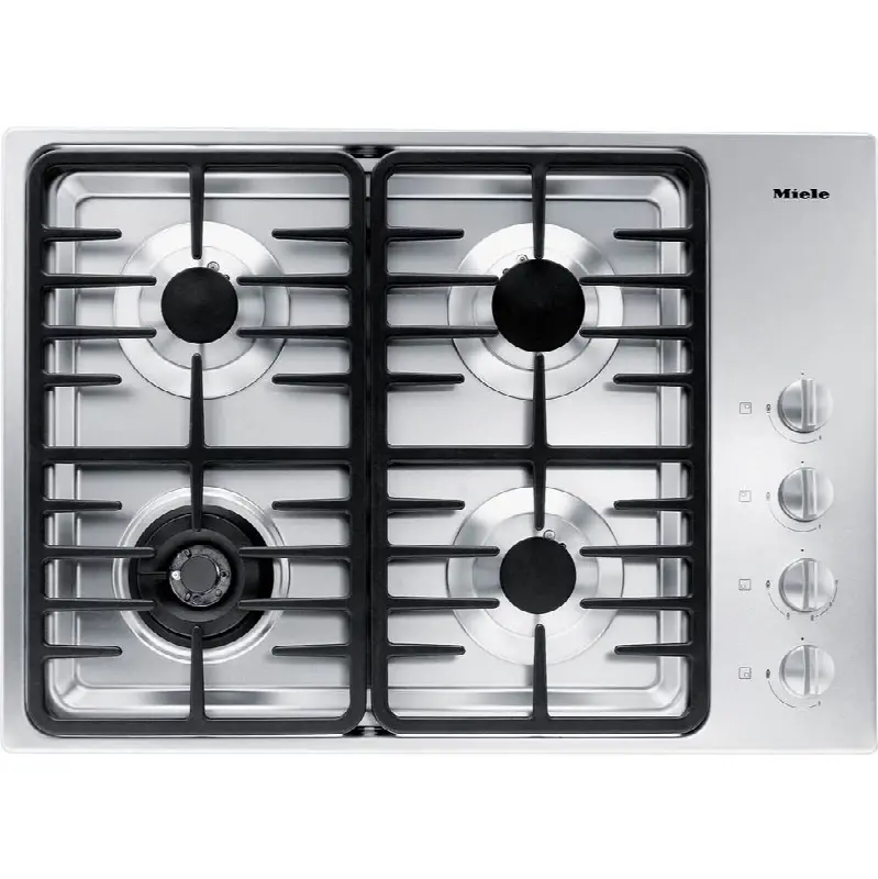 KM 3465 LP - 30" Cooktop Linear Grates LP (Stainless Steel)