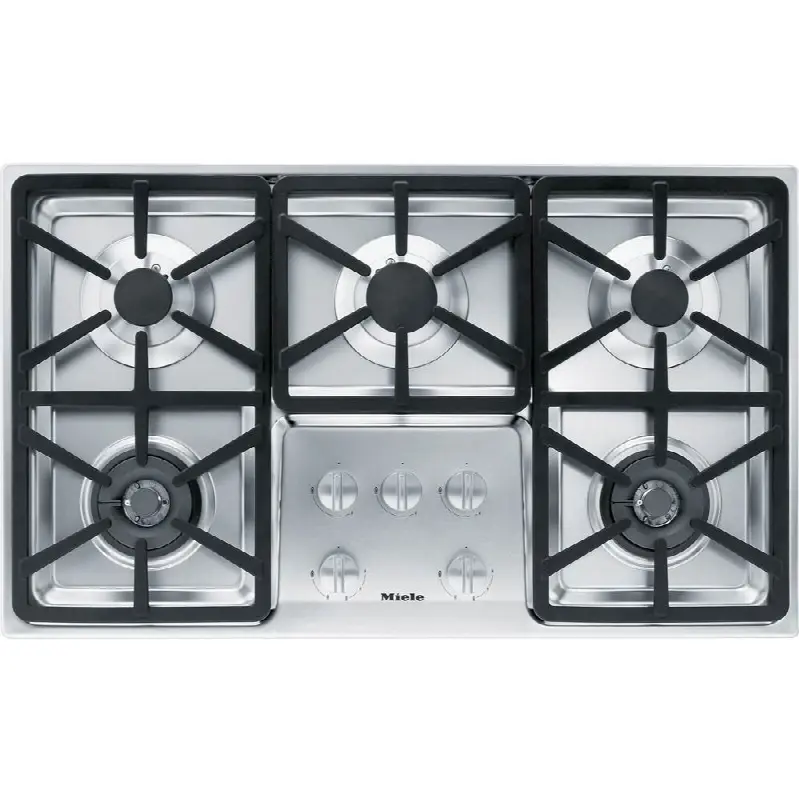 KM 3474 G - 36" Cooktop Hexa Grates Nat Gas (Stainless Steel)