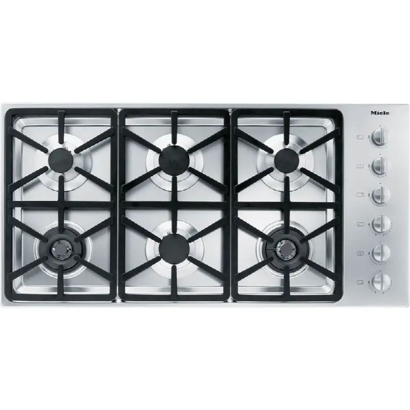 KM 3484 G - 42" Cooktop Hexa Grates Nat Gas (Stainless Steel)