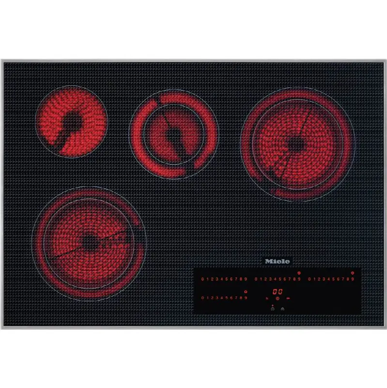 KM 5840 240V - 30" Electric Cooktop 240 V SS Touch control