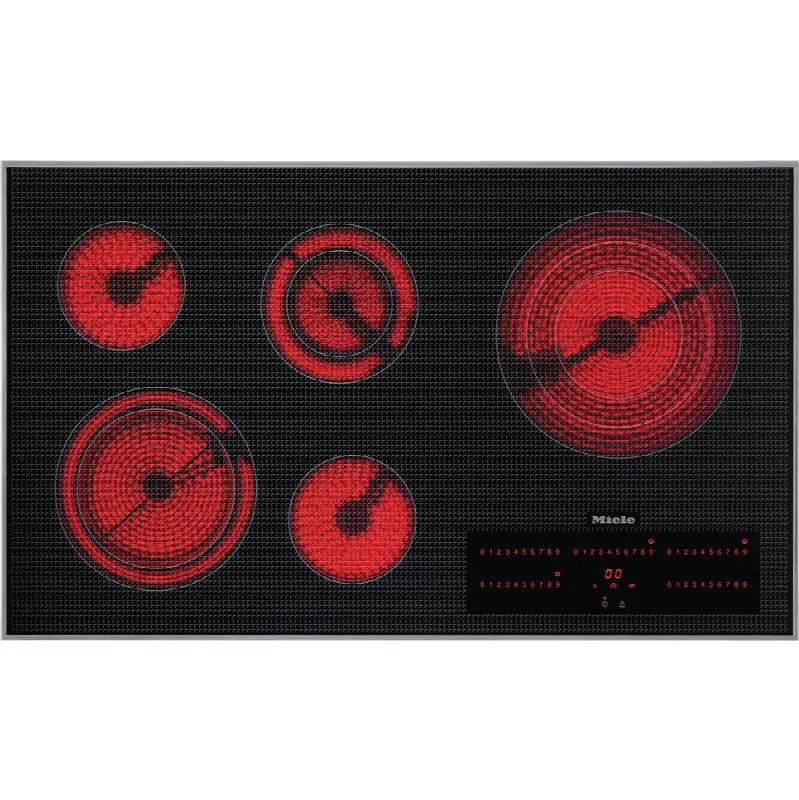 KM 5860 240V - 36" Electric Cooktop 240 V Touch control