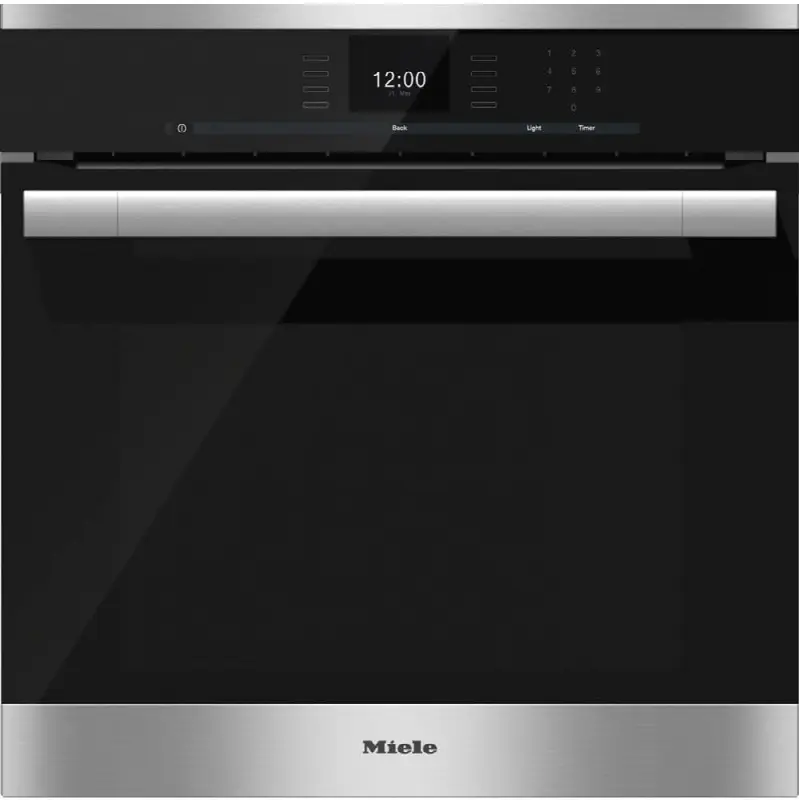 H 6560 B AM - 24" ContourLine Single Oven Sensortronic (Clean Touch Steel)