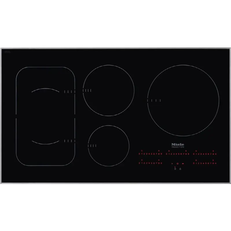 KM 6370 - 36" Induction Cooktop framed (Stainless Steel)