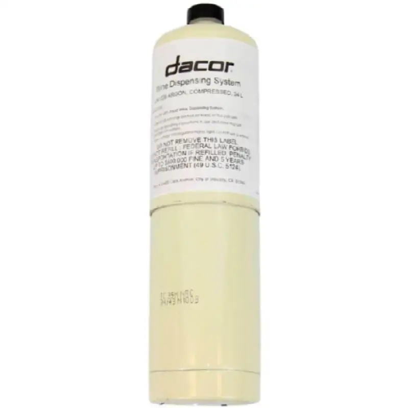 Argon Gas Canister, 2 pieces w/ 8 Pickup Tubes