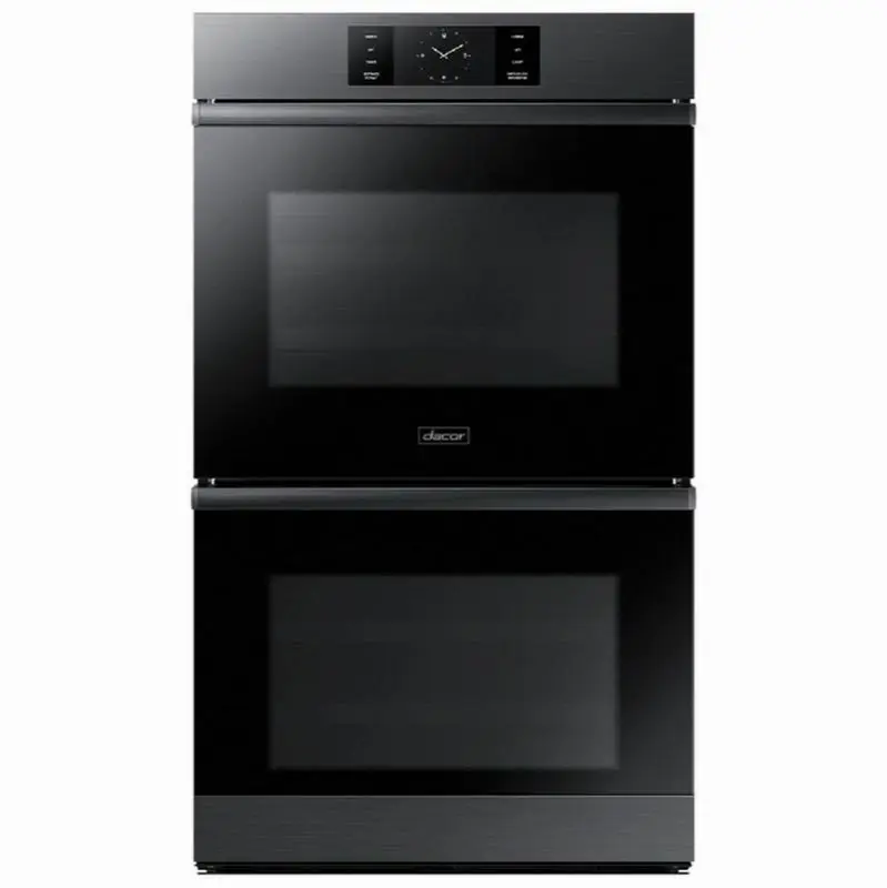 30" Double Wall Oven Steam, Contemporary, Graphite