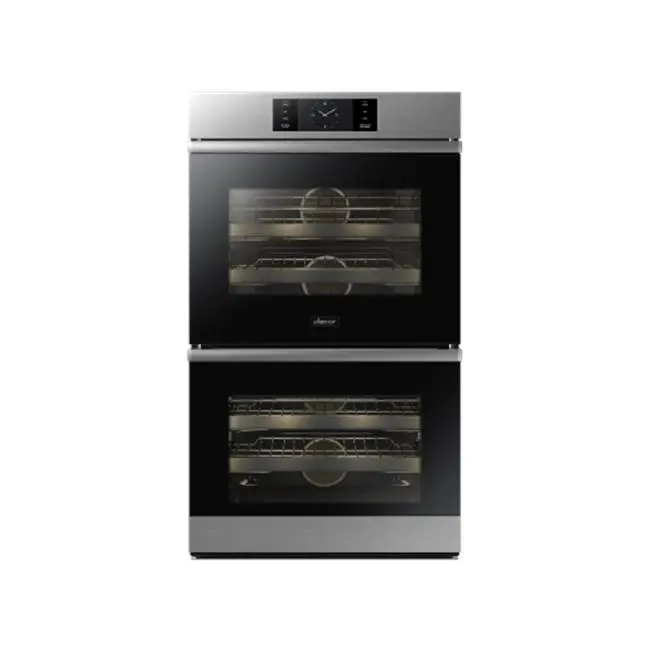 30" Double Wall Oven Steam, Silver
