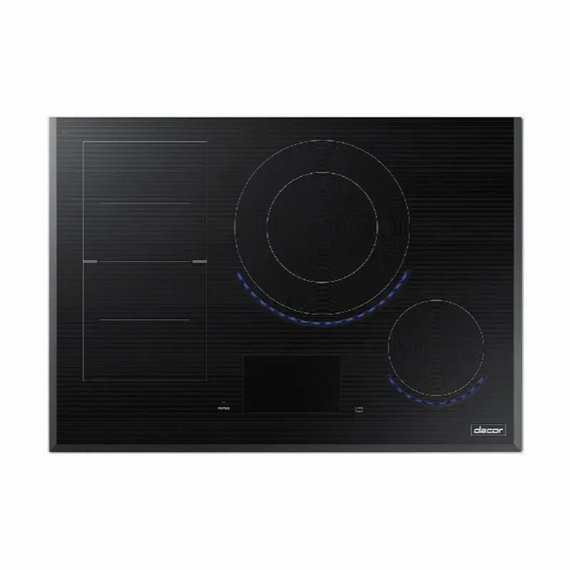 30" Induction Cooktop 4 Elements, LCD, Frameless, 3-Side Bevel