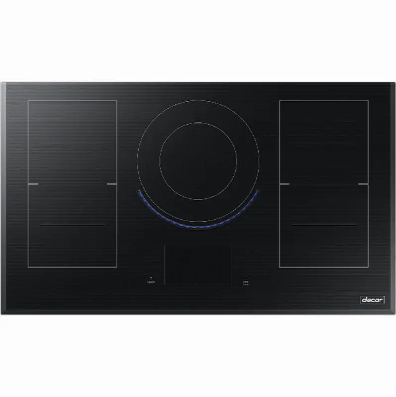 36" Induction Cooktop 5 Elements, LCD, Frameless, 3-Side Bevel