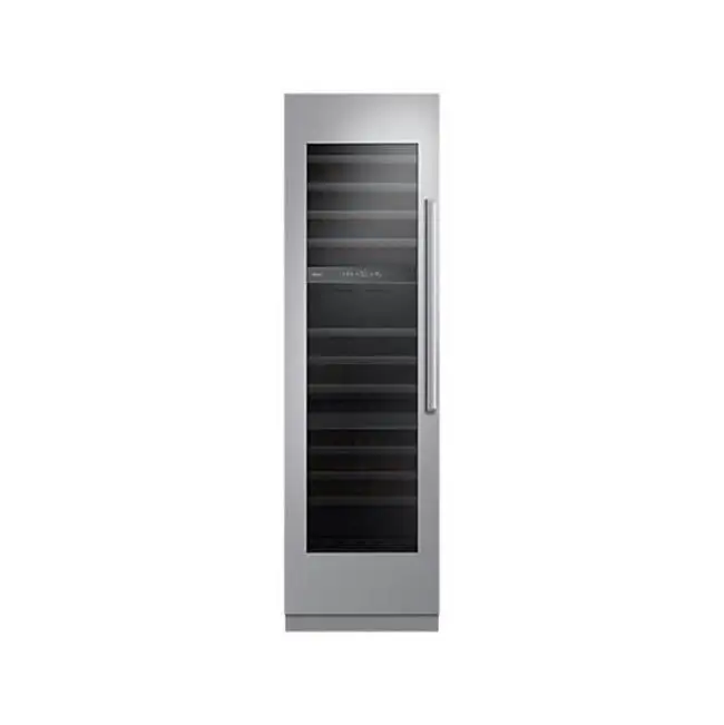 24" Wine Column Panel Kit, Contemporary, Silver, Left