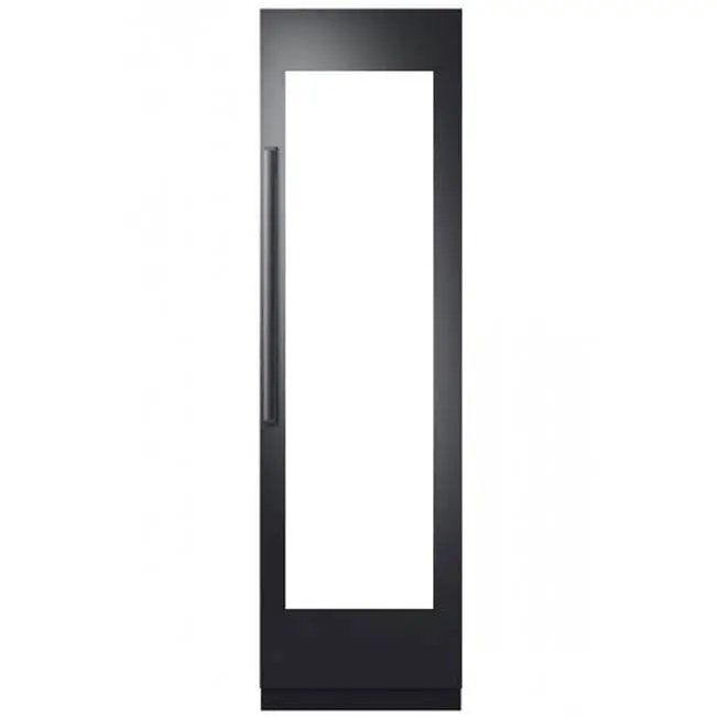 24" Wine Column Panel Kit, Contemporary, Graphite, Right