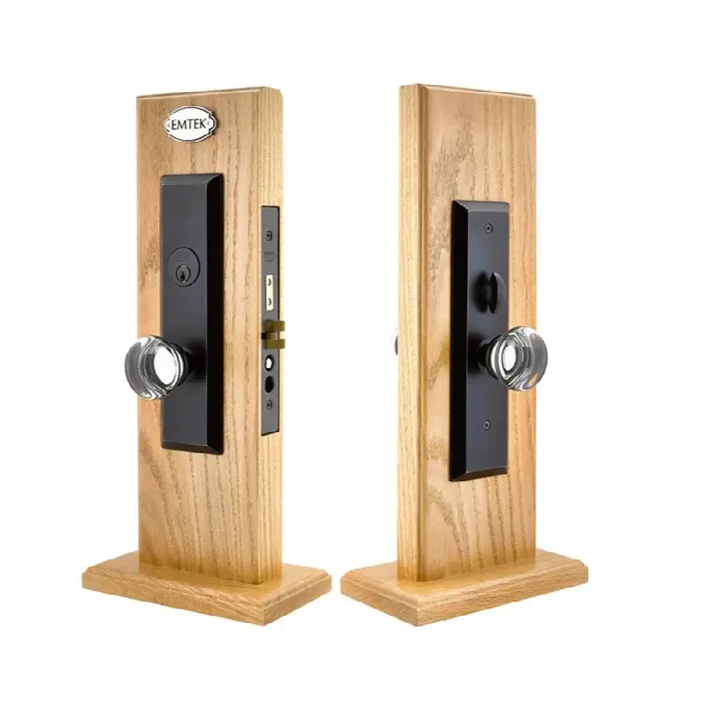 Knob x Knob Entryset, F13, Harrison Mortise, 2-1/2 Backset, Diamond Crystal Knob, LH, US3 Lifetime
