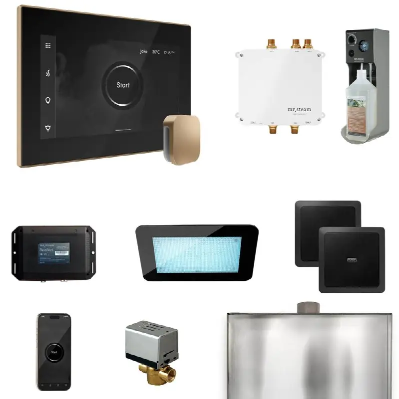 Bliss Steam Shower Control Package with iSteamX Control and Steamhead