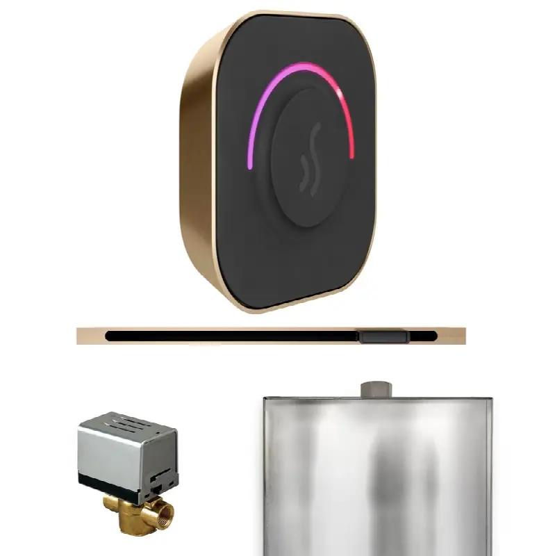 ButlerTouch Steam Shower Control Package with TempoTouch Control and Linear Steamhead