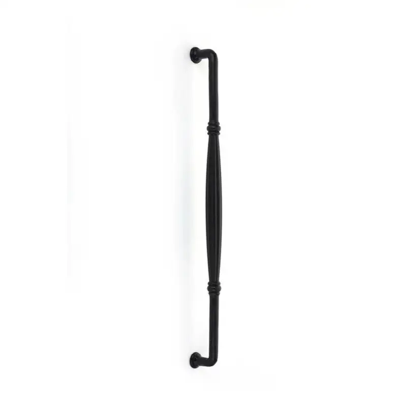 Emtek Tuscany Bronze Fluted Glass Shower Door Appliance Pull 18-in, Flat Black Bronze (GBTB)