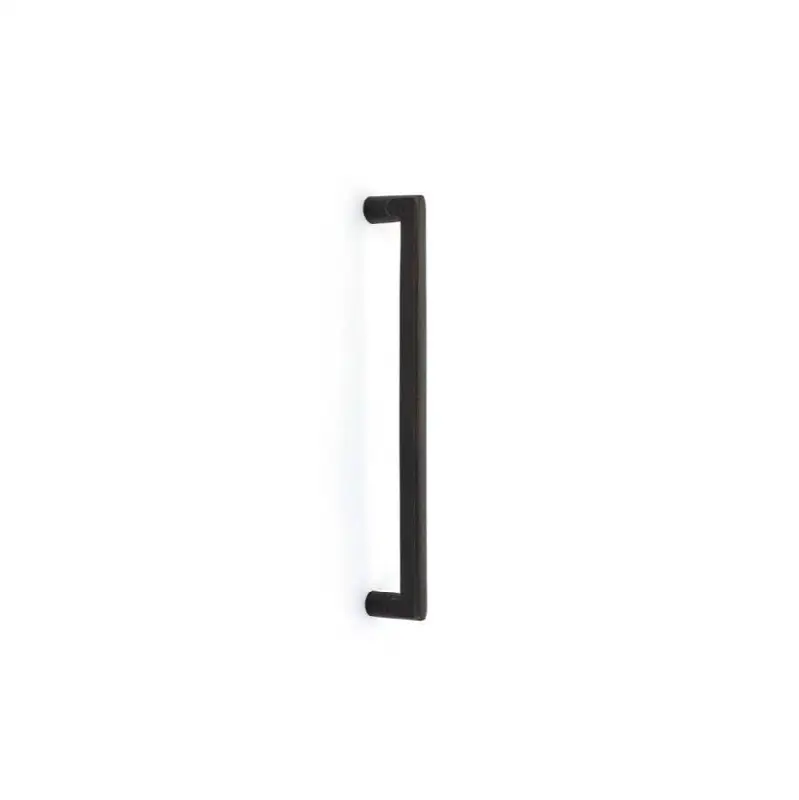 Emtek Sandcast Bronze Rail Glass Shower Door Appliance Pull 12-in, Medium Bronze (GBTB)