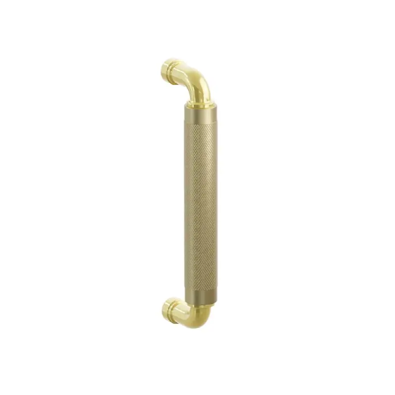 Glass Shower Door Back to Back, Select Door Pull 8 inch C-C, R-Bar Stem US